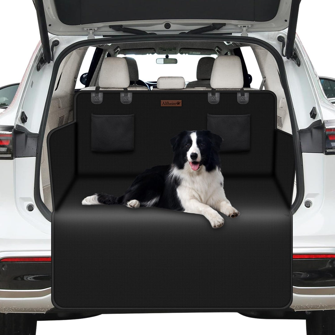 Alfheim Hund Kofferraumauskleidung Beschützer,rutschfeste wasserdichte Anti-Falten Pet Cargo Abdecku