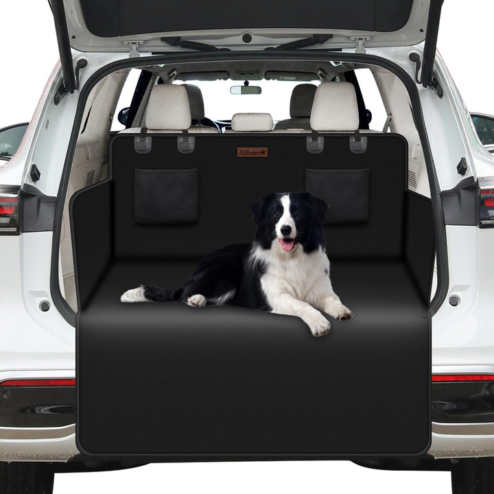 Alfheim Hund Kofferraumauskleidung Beschützer,rutschfeste wasserdichte Anti-Falten Pet Cargo Abdecku