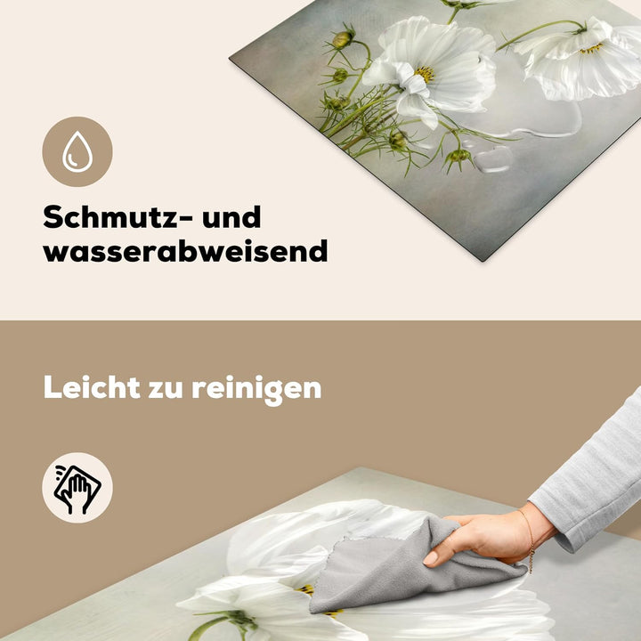 KitchenYeah© Herdabdeckplatte Einteilig Küche Ceranfeld Abdeckplatte Cerankochfeld Abdeckung Indukti