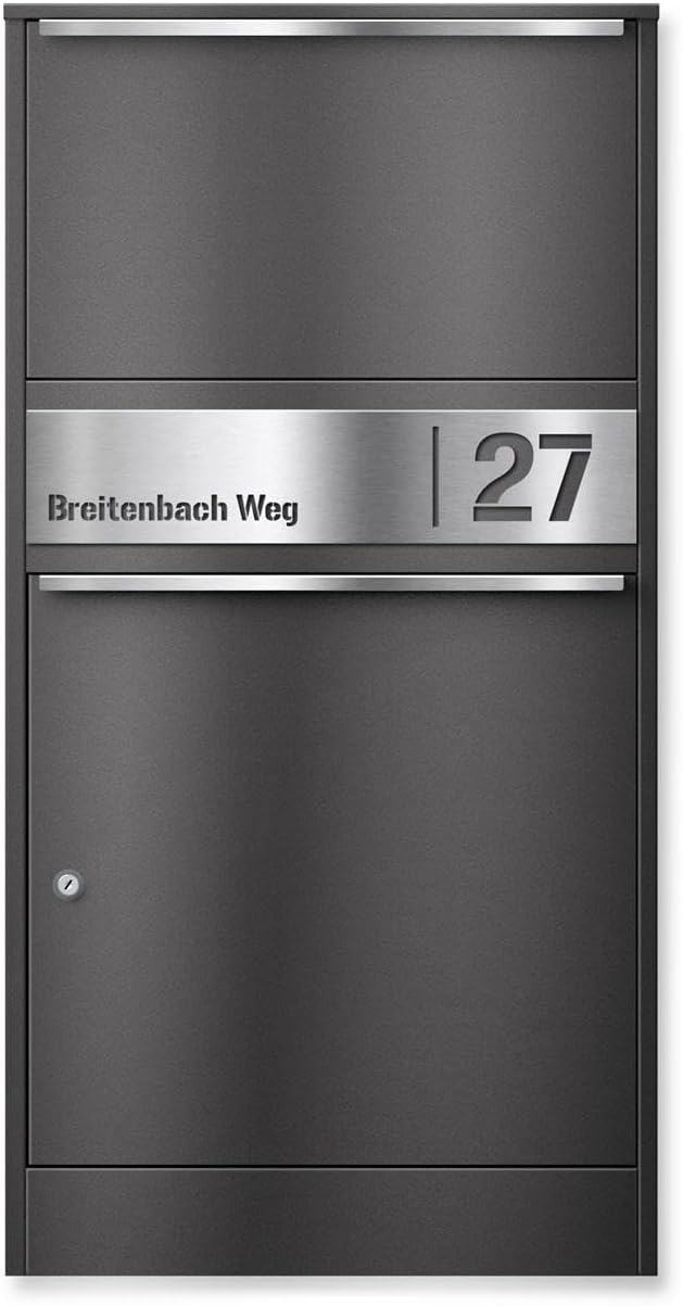 Metzler Paketbox für den Aussenbereich | personalisiert mit Gravur | rostfrei &amp; wetterfest | sichere