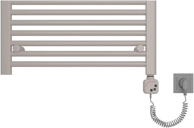 KMX1 Regler mit Heizstab, Weiss, mit Spiralkabel und Stecker-300 Watt