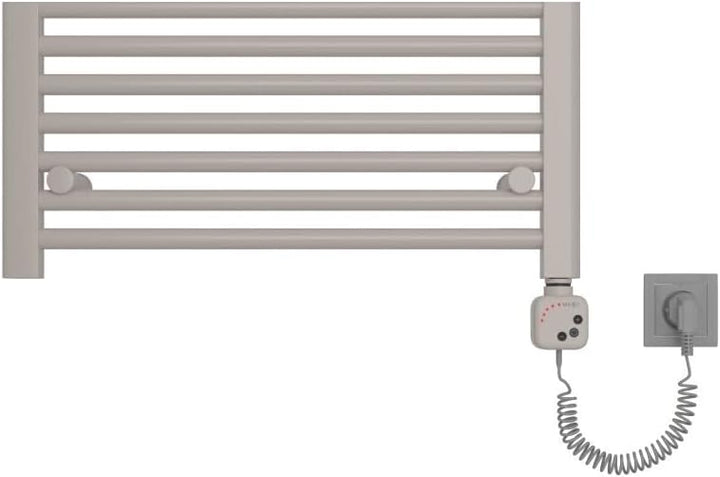 KMX1 Regler mit Heizstab, Weiss, mit Spiralkabel und Stecker-300 Watt