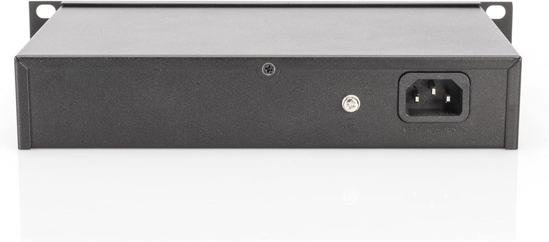 DIGITUS Gigabit Ethernet PoE+ Switch - 10 Zoll - 8 Ports - L2+ Managed - IEEE 802.3at - 80 Watt Powe