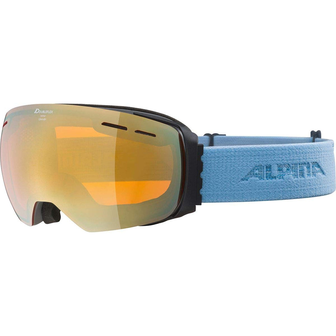 ALPINA Unisex Skibrille Skibrille (1er Pack) Einheitsgrösse grey-skyblue, Einheitsgrösse grey-skyblu