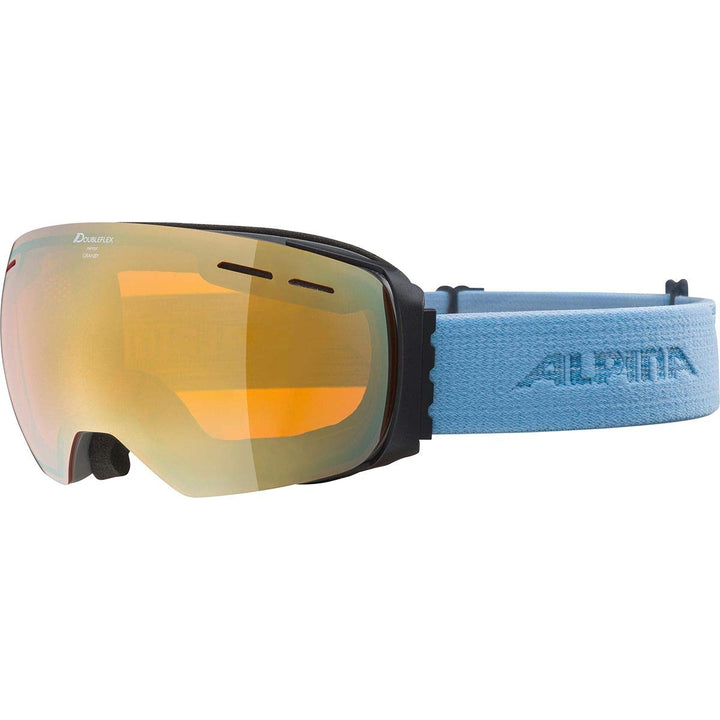 ALPINA Unisex Skibrille Skibrille (1er Pack) Einheitsgrösse grey-skyblue, Einheitsgrösse grey-skyblu