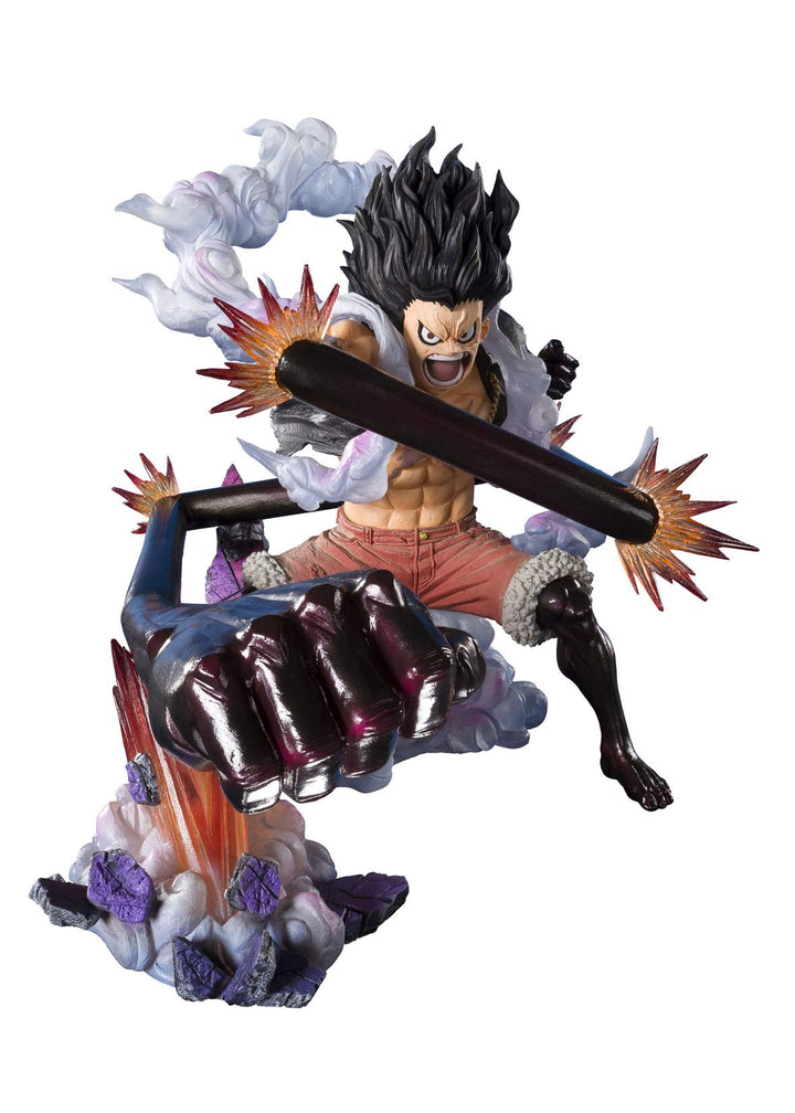 TAMASHII NATIONS - Monkey D Luffy Gear 4 Snakeman King Cobra Figur 16 cm One Piece Figuarts Zero, Fa