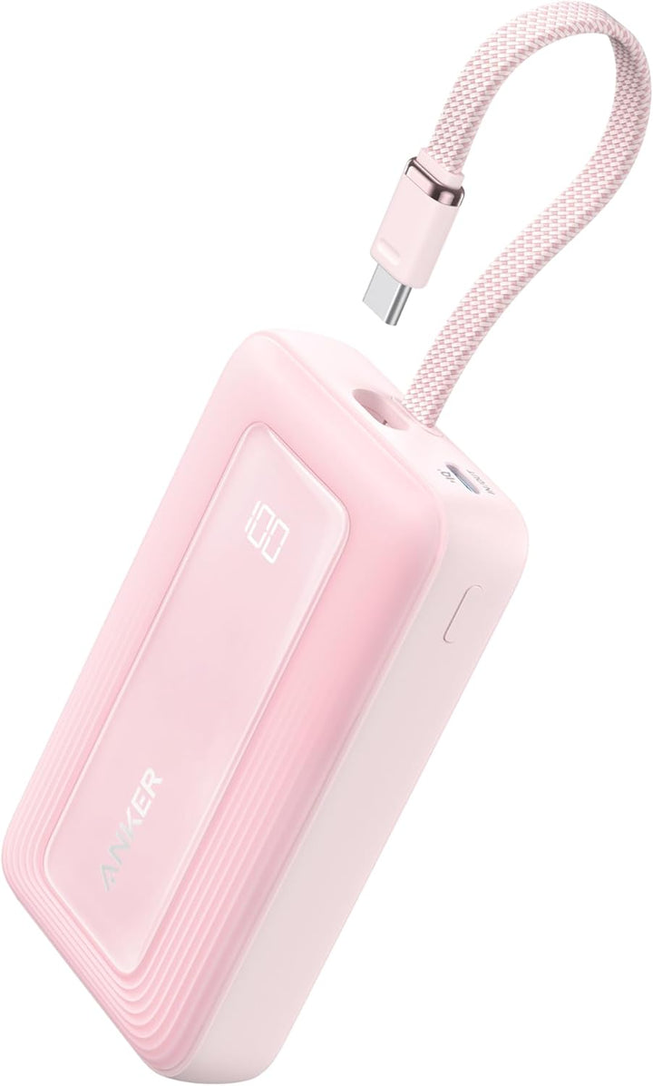 Anker portables Ladegerät, 10.000mAh 30W Powerbank, USB-C In und Out, Akkupack, Powerbank für Reisen