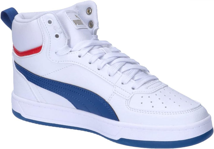 Puma Unisex Kinder Caven 2.0 Mid JrSneaker 38.5 EU Puma White Clyde Royal Puma Gold, 38.5 EU Puma Wh