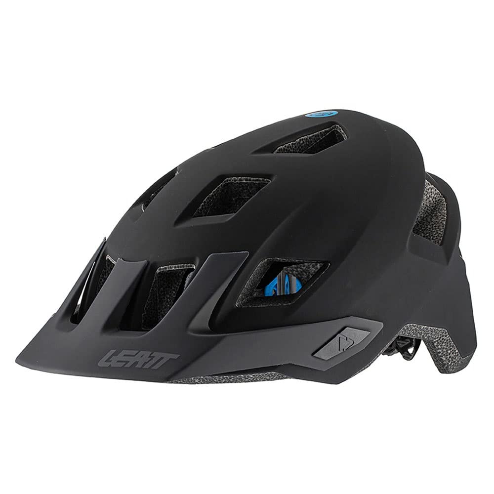 Leatt Enduro MTB-Helm 1.0 V21.1 MTN Schwarz Schwarz M, Schwarz M