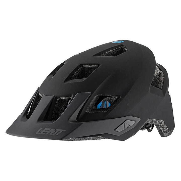 Leatt Enduro MTB-Helm 1.0 V21.1 MTN Schwarz Schwarz M, Schwarz M