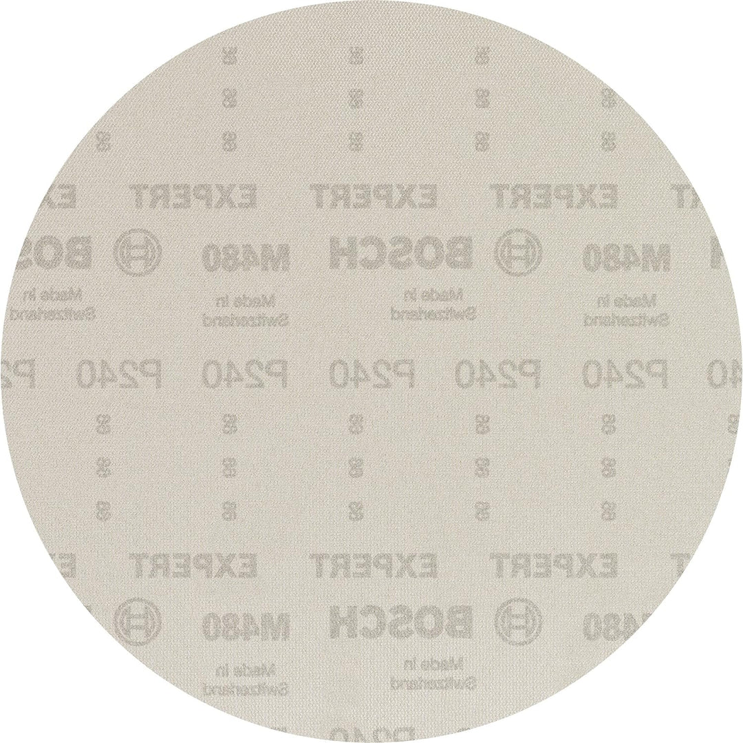 Bosch Professional 25x Expert M480 Schleifnetz (für Hartholz, Farbe auf Holz, Ø 225 mm, Körnung 240,