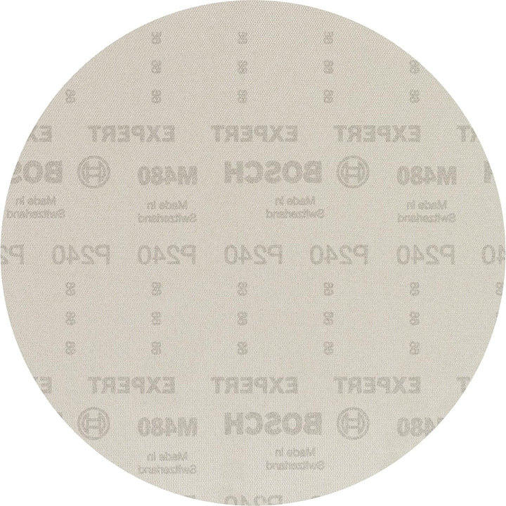 Bosch Professional 25x Expert M480 Schleifnetz (für Hartholz, Farbe auf Holz, Ø 225 mm, Körnung 240,