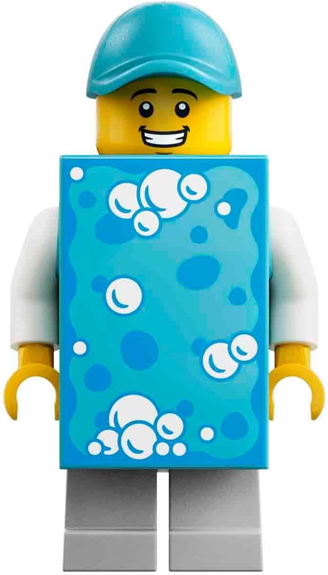 LEGO City Waschstrasse Spielzeug - inkl. 2 Modellautos, Waschfunktion und 4 Minifiguren mit Zubehör