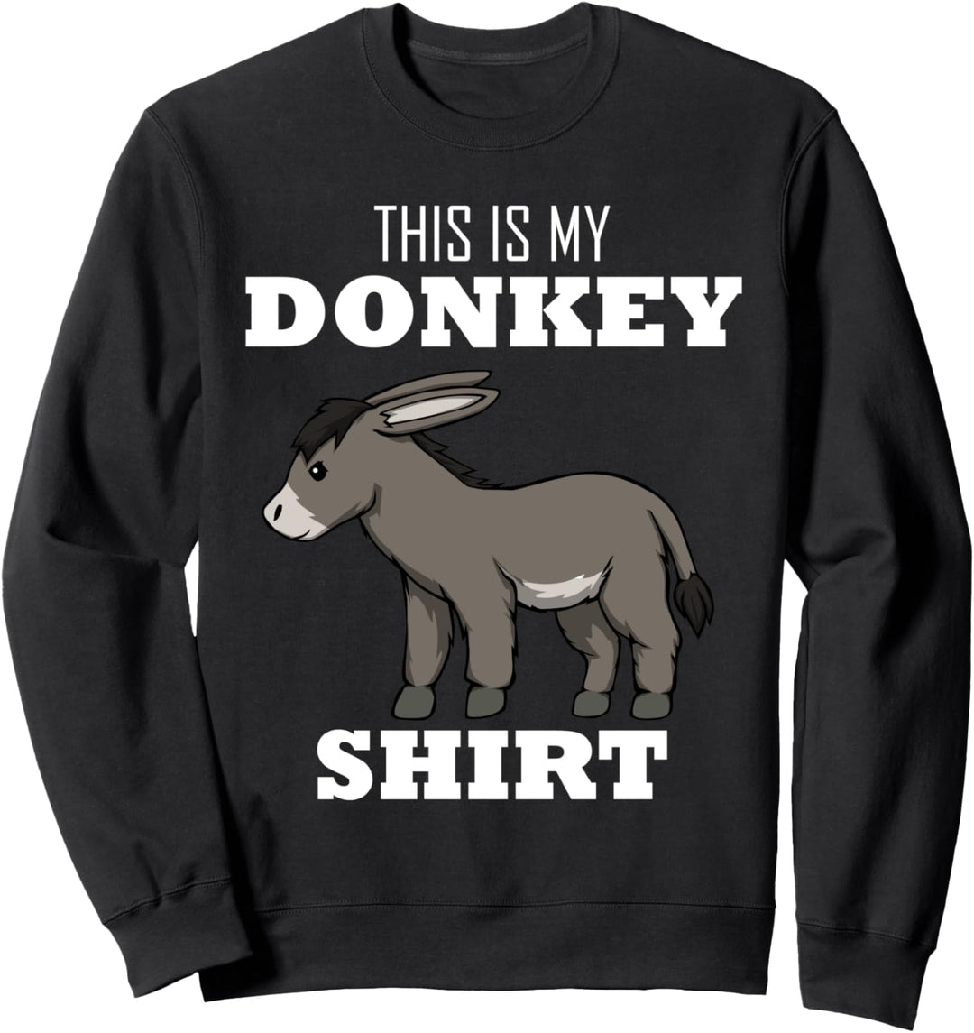 Bauernhof Tier Ironie Baby Esel Sweatshirt
