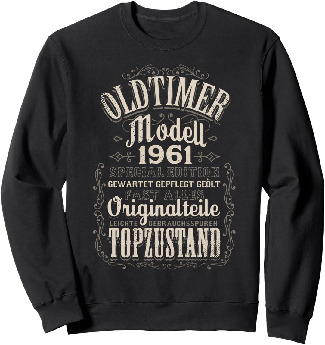 60. Geburtstag 60 Jahre Damen Herren Lustig Vintage Geschenk Sweatshirt
