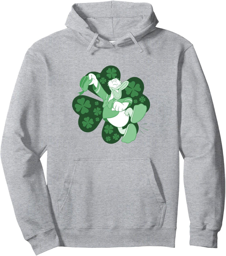 Disney Mickey And Friends St. Patrick's Tag Donald Duck Pullover Hoodie