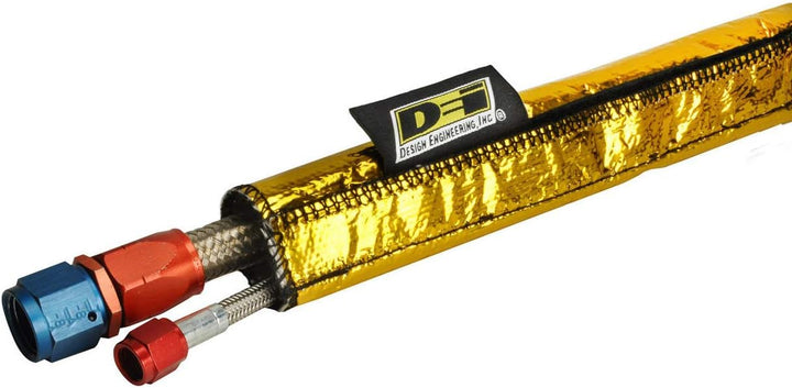 Design Engineering 010458 Hitzeschutz, goldfarben, 1,27 cm – 3,8 cm Innendurchmesser. x 91 cm Schnur