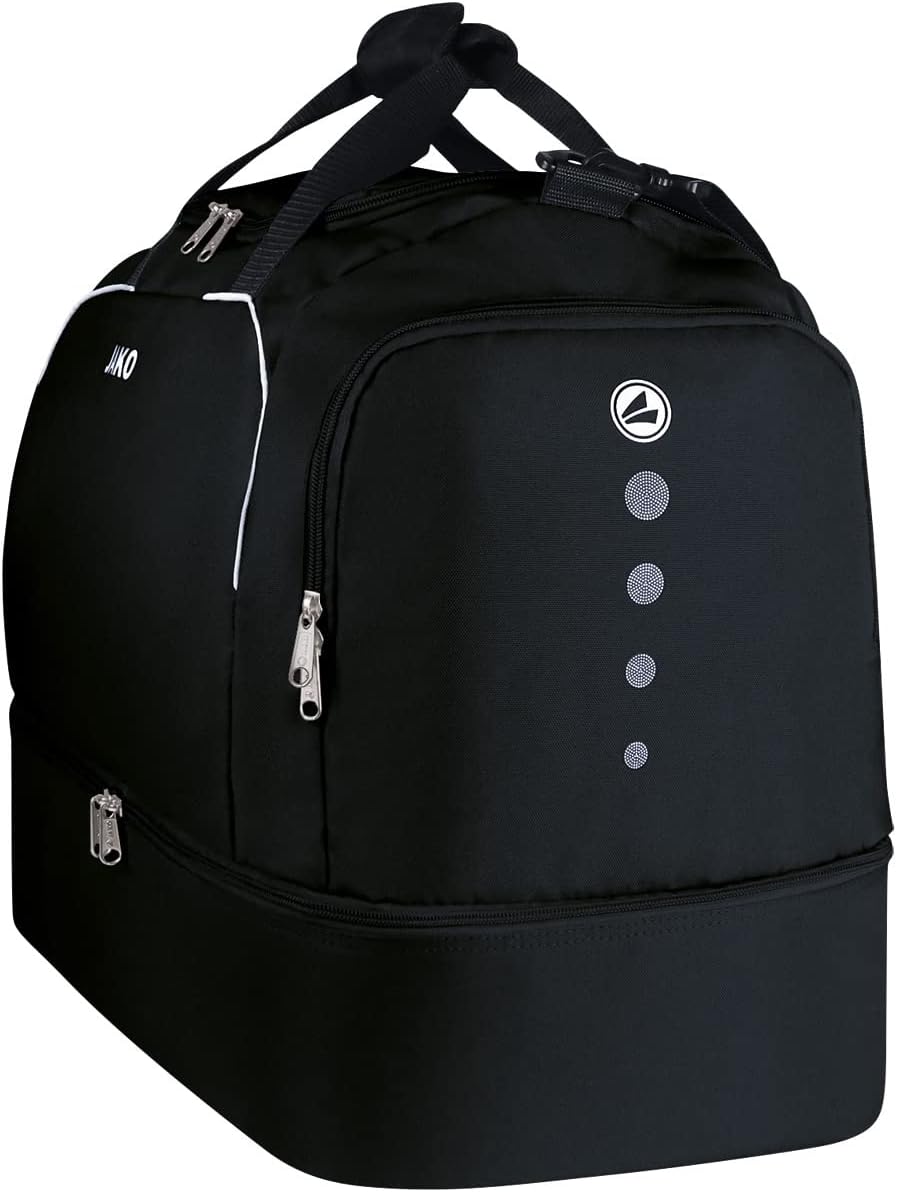 JAKO Classico Sporttasche mit Bodenfach Gr. 2 Ohne Geschlecht 50 cm Schwarz, 50 cm Schwarz