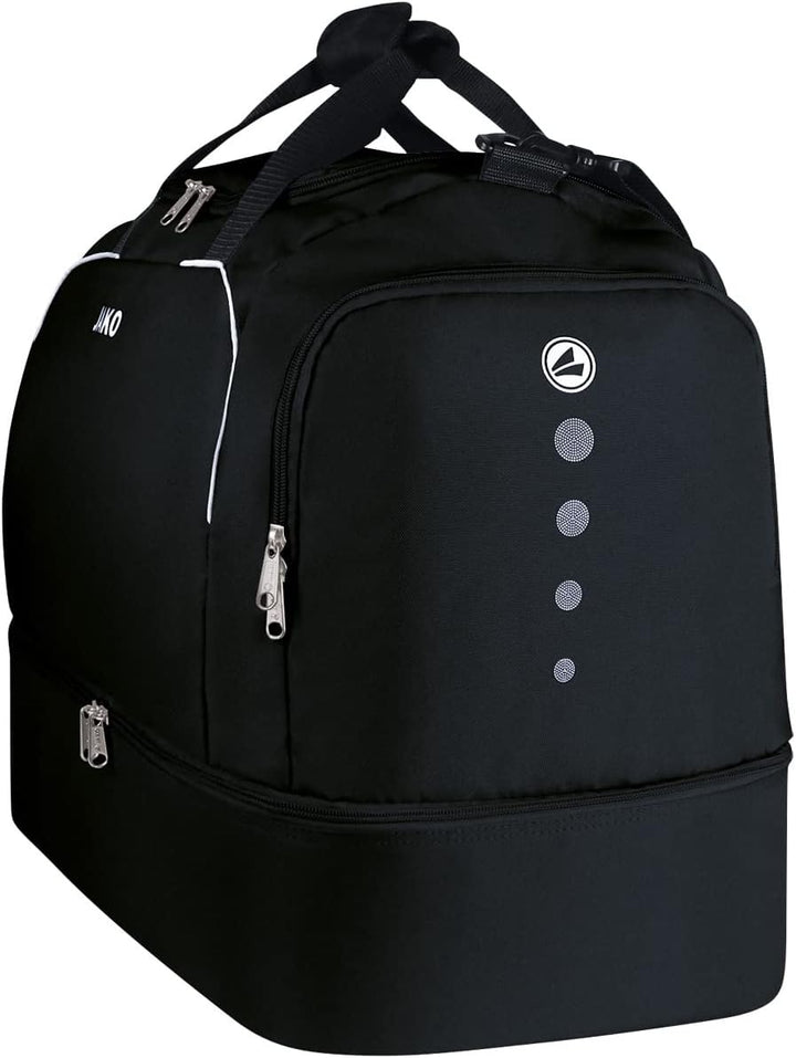 JAKO Classico Sporttasche mit Bodenfach Gr. 2 Ohne Geschlecht 50 cm Schwarz, 50 cm Schwarz