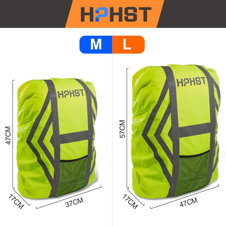 Regenschutz für Rucksäcke Schulranzen(21-45L), Wasserdichter Rucksack Regenhülle Regencape mit Refle