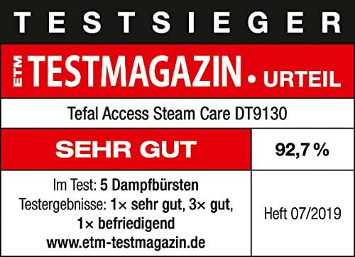 Tefal Dampfbürste Access Steam Care, 1600 W, 6 Zubehörteile inklusive, 200 ml Wassertank, Dampfglätt