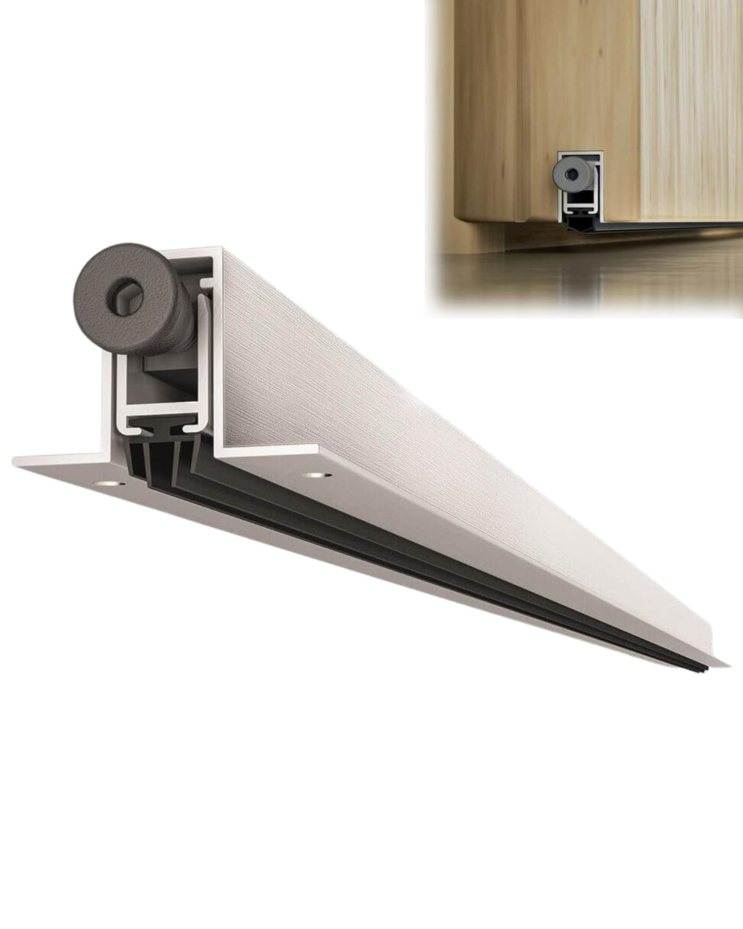 Gedotec Absenkdichtung Trend ALETTE | Absenkbare Bodendichtung für Türen | 1 Stück 30x20 mm Länge: 9