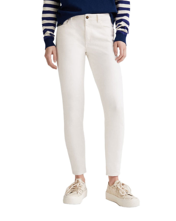 Desigual Damen Denim_Basic Core Jeans 44 Weiss, 44 Weiss