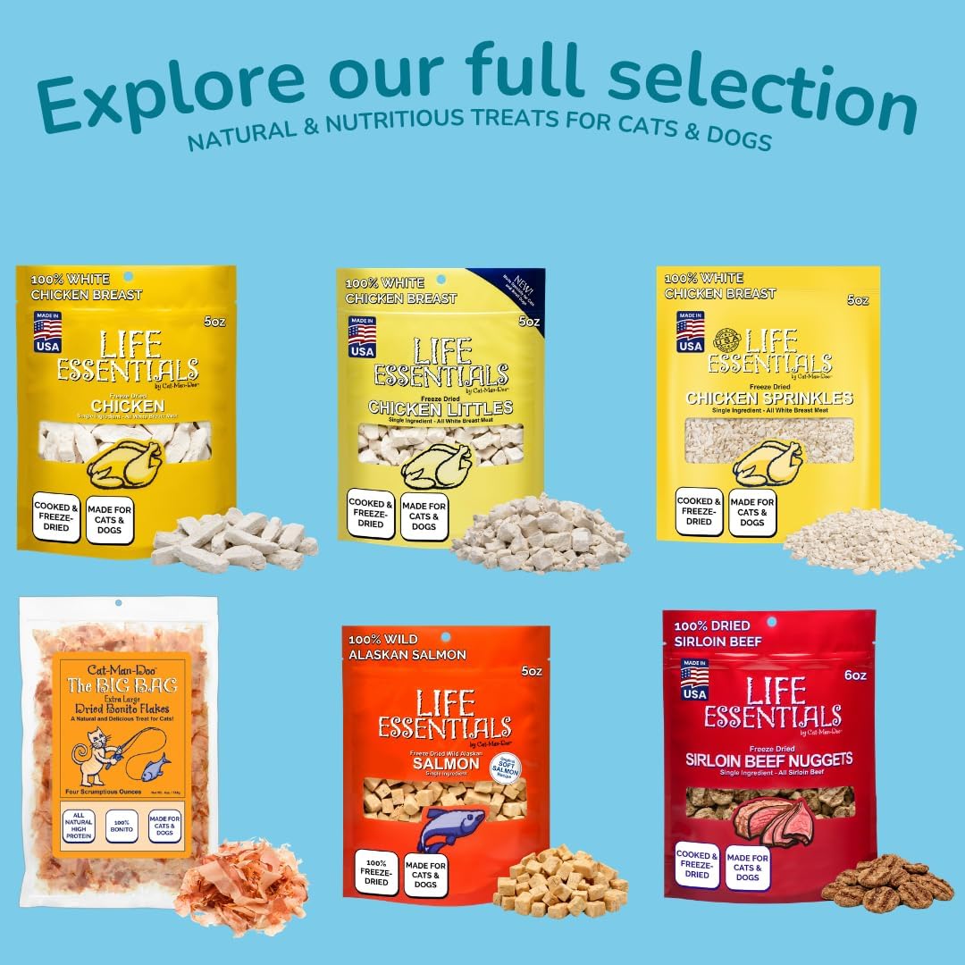 All Natural gefriergetrocknete Wild Alaskan Lachs Leckerlis für Katzen und Hunde – Einzelbestandteil