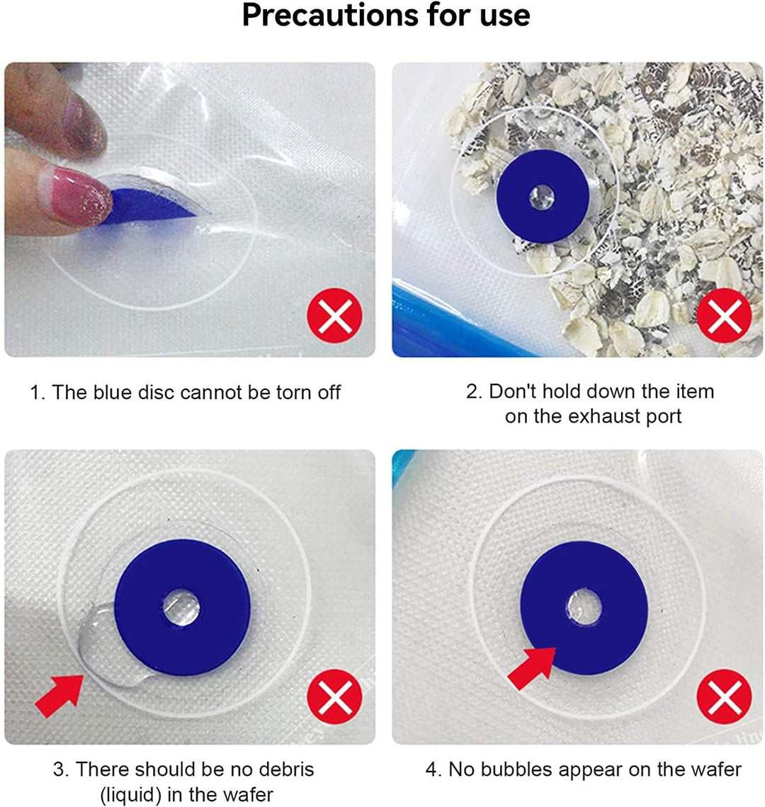 Vakuumbeutel-Set (30x34CM),10 Stück Sous Vide Beutel mit Pumpe, Wiederverwendbare Vacuum Bags, für R