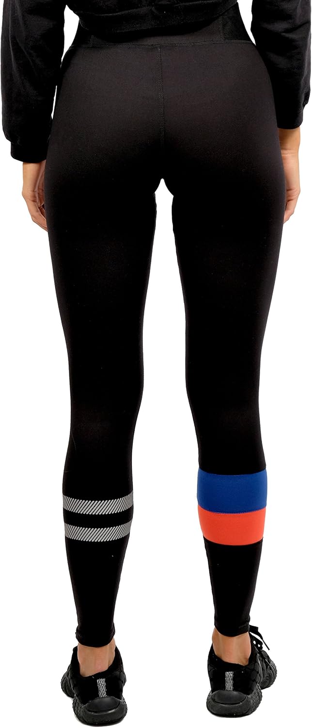 Ultra Game NBA Damen Leggings Perimeter Fitness Sport Yoga Hose New York Knicks L Schwarz, New York