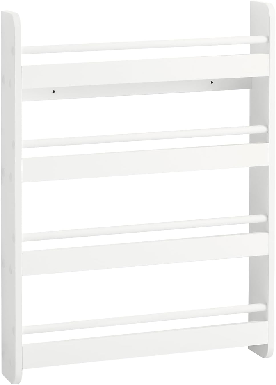 SoBuy KMB08-K-W Kinderregal Bücherregal für Kinder Wandregal Hängeregal Aufbewahrungsregal mit 4 Abl