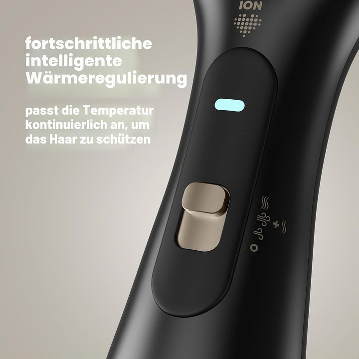 Revamp Progloss Deepform Keramik Glättbürste - Haarbürste & Glätteisen/Haarglätter in einem, für nas
