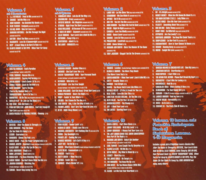 Nighttime Lovers Vol.1-10, Audio-CD
