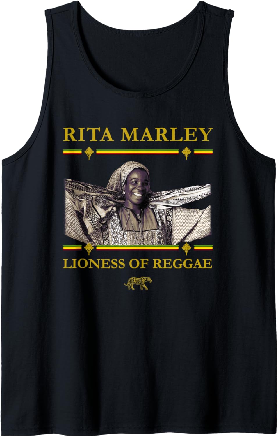 Ziggy Marley - Official Merchandise - Rita Marley Lioness Tank Top
