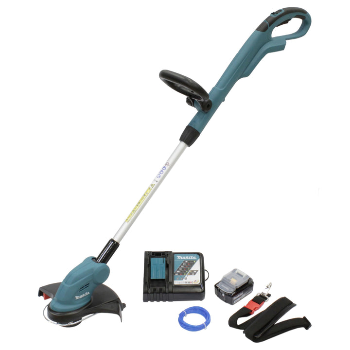 Makita DUR181RF Akku-Rasentrimmer 18V / 3,0 Ah, 1 Akku + Ladegerät 1 Akku + Schnellladegerät, 1 Akku