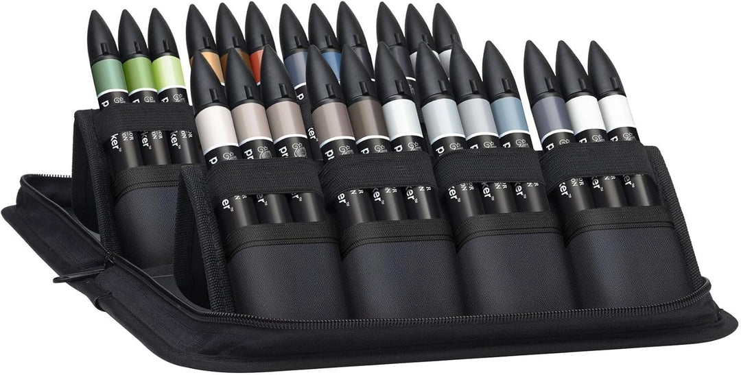 Winsor &amp; Newton 0290163 ProMarker, Professioneller Layoutmarker - 2 Spitzen, fein und breit für Zei
