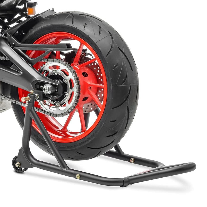ConStands - Motorrad Montageständer für Ducati Scrambler Desert Sled Schwarz Matt Hinten XM Universa
