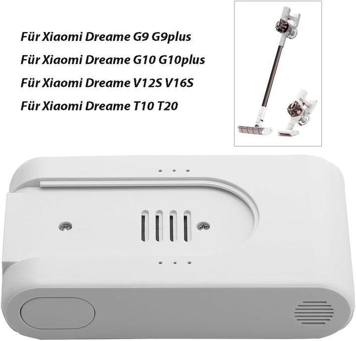 Ersatzakku für Xiaomi Dreame G9 G9plus G10 G10plus V12S V16S T10 T20 25.2V 2500mAh Staubsauger Akku