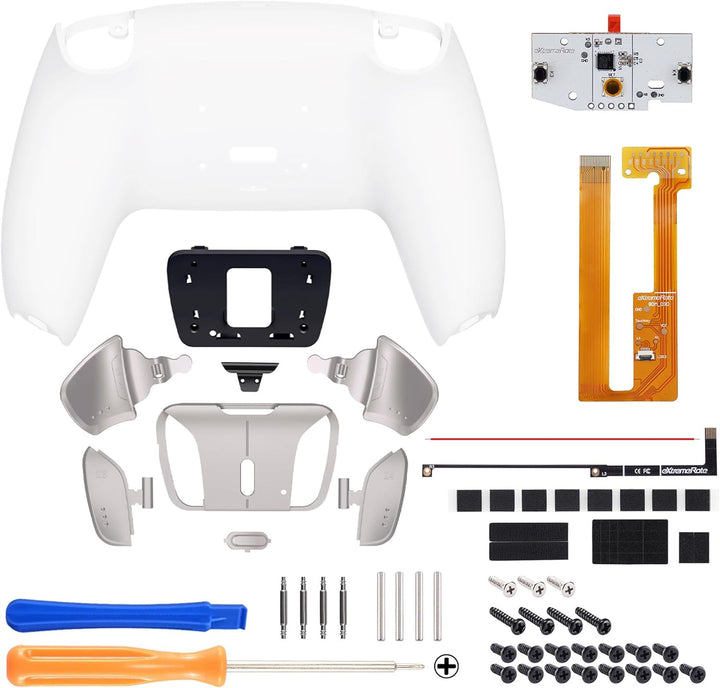 eXtremeRate Programmierbar RISE4 Remap Kit für ps5 Controller BDM-030/040,Real Metal Buttons(RMB) Re