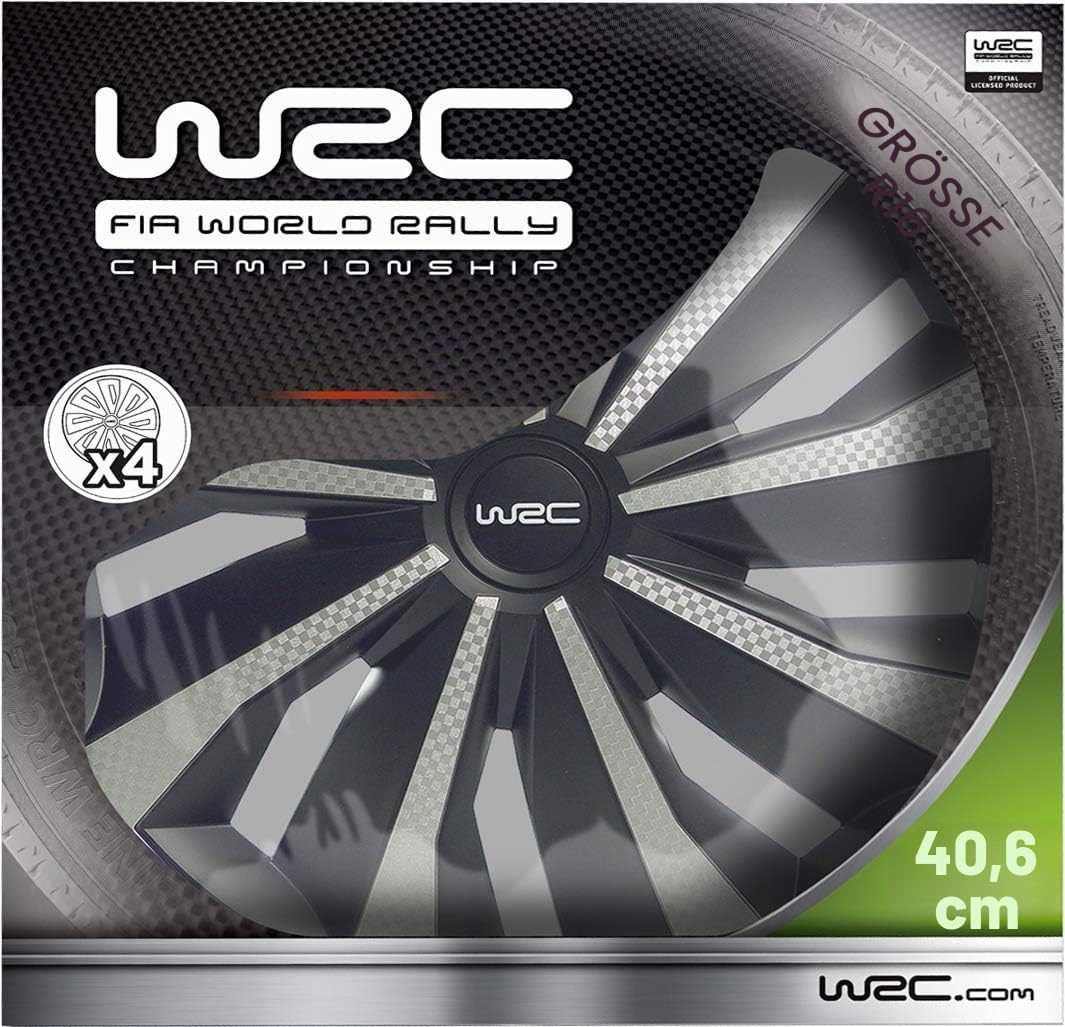 WRC Box 4 Radkappen 16" Carbon Style 40,6 cm, 40,6 cm