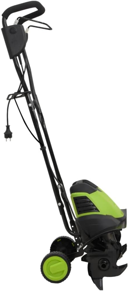 Elektrische Gartenfräse mit 6 Stahlfräsmessern 1500W Motorhacke Bodenfräse 45,5 cm Arbeitsbreite 24