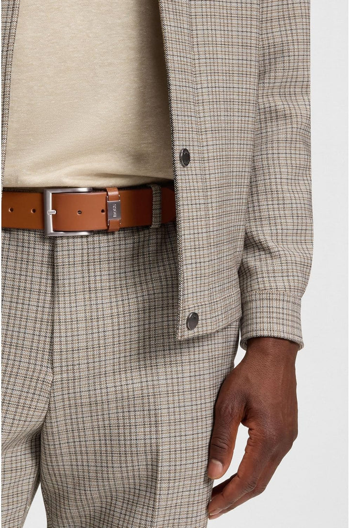 BOSS HUGO Herren Gürtel Ledergürtel Connio 50224631 -210 Medium Brown 105, -210 Medium Brown 105