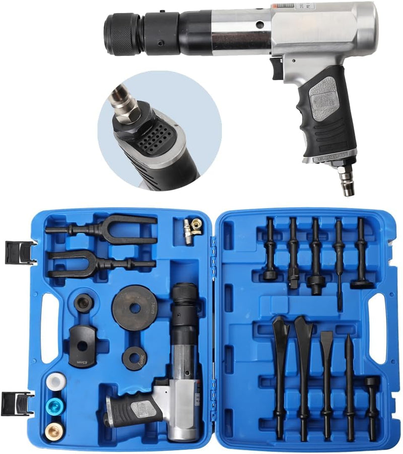 COYWEH Lufthammer Pneumatischer Betonbrecher Kugelgelenk Auto Reparaturwerkzeug Entferner Flachpunkt