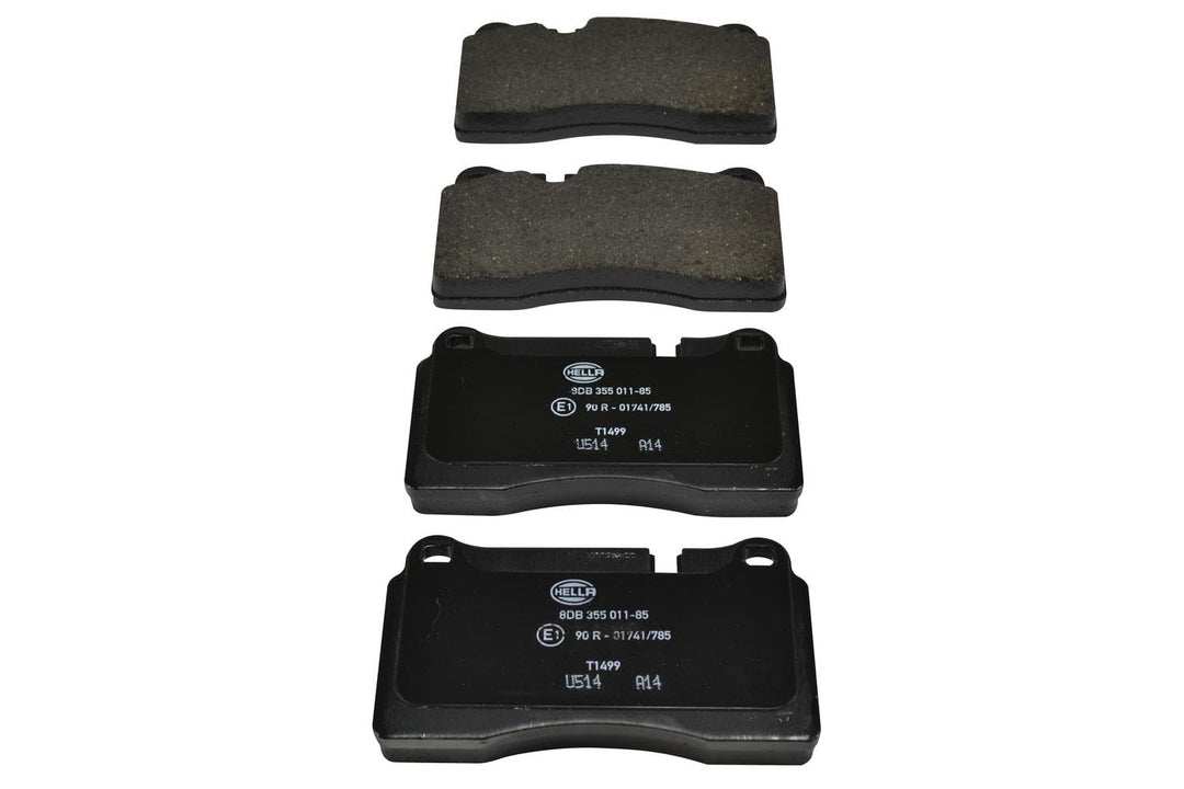 HELLA PAGID 8DB 355 011-851 Bremsbelagsatz - T1499 - Dicke/Stärke: 17.3mm - Bremssystem: Brembo - fü