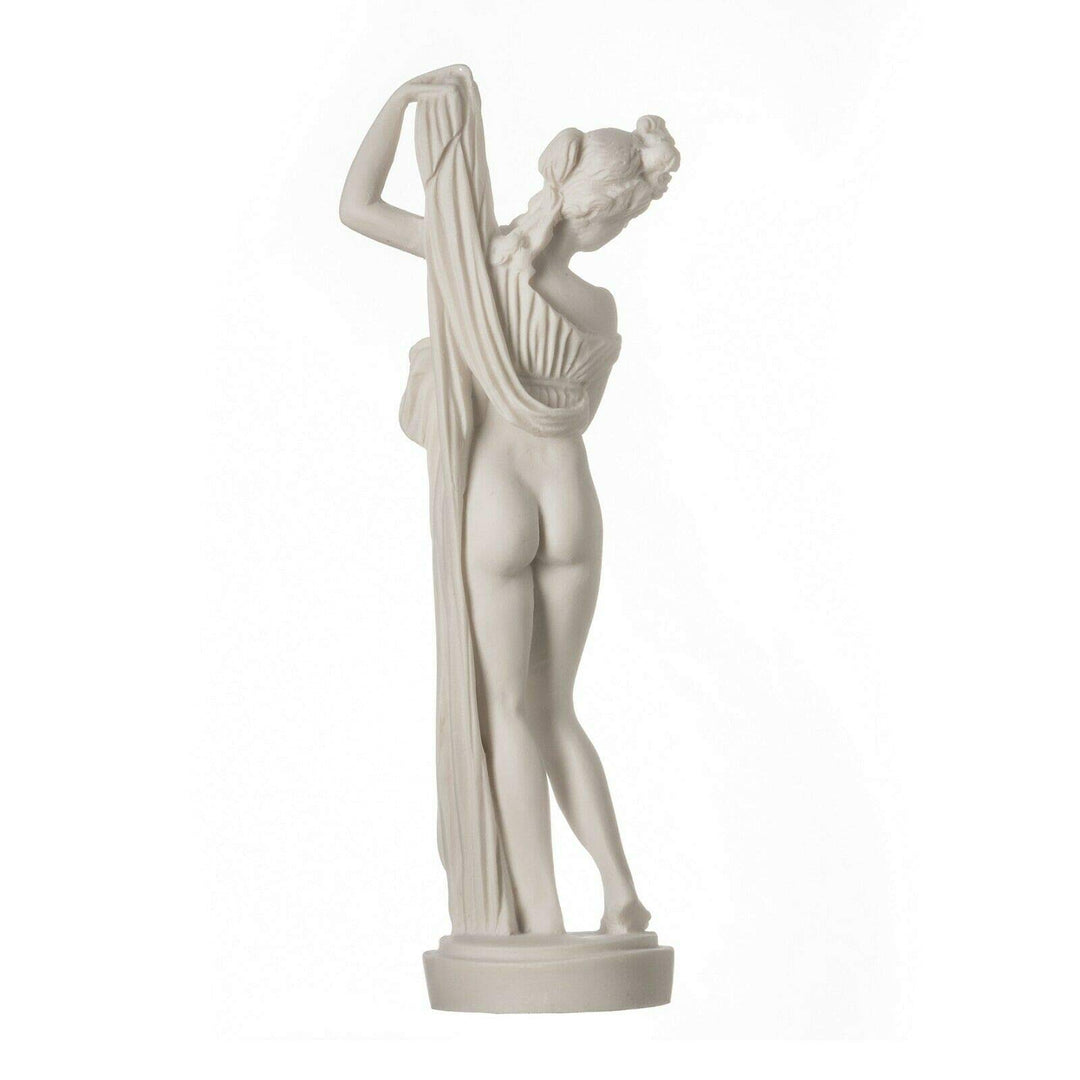 Göttin Aphrodite Kallipygos Venus Alabaster Statue griechische Skulptur Römische Skulptur 25 cm