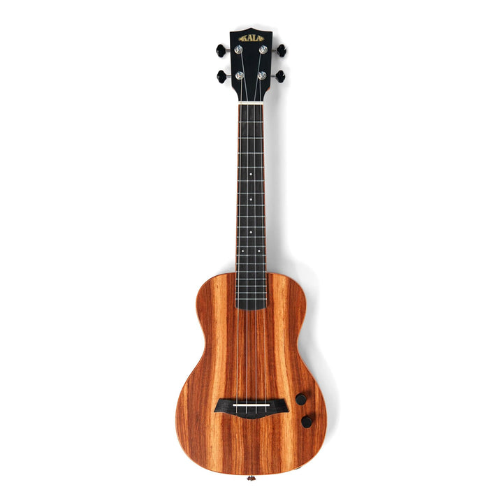 Kala KA SB ACA T - Solid Body Electric Flame Acacia Tenor, with Bag