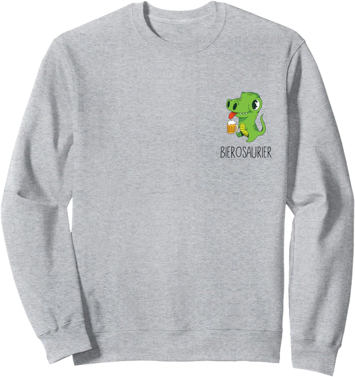 Bierosaurier Bier Dino Lustiges Biertrinker Sweatshirt
