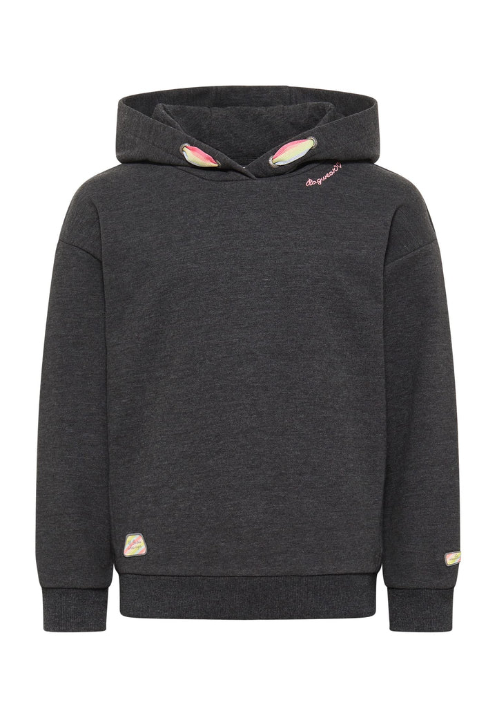 Ragwear ELINKA Mädchen Sweatshirt 128 Dark Grey, 128 Dark Grey