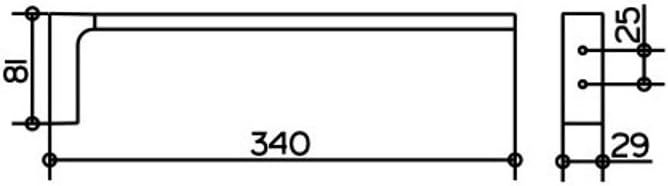 Keuco 11122010000 Edition 11 Handtuchhalter, chrom