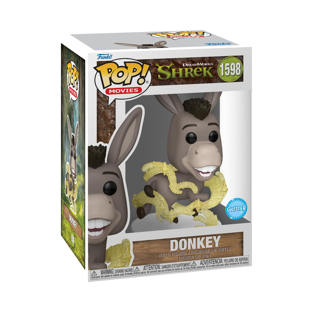 Funko Pop! Movies: Shrek Dream Works 30th - Donkey - Vinyl-Sammelfigur - Geschenkidee - Offizielle H